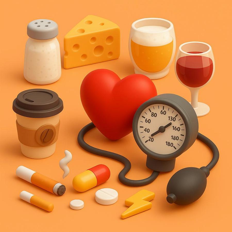 Причины высокого артериального давления