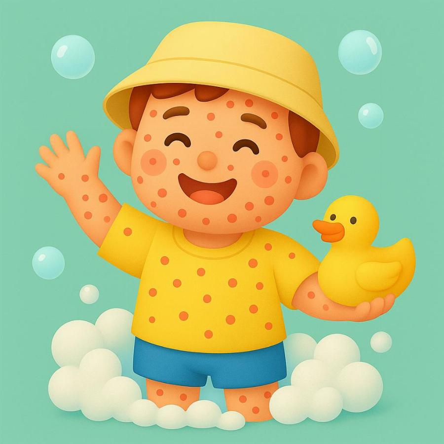 Ветрянка: почему можно и нужно мыться во время болезни